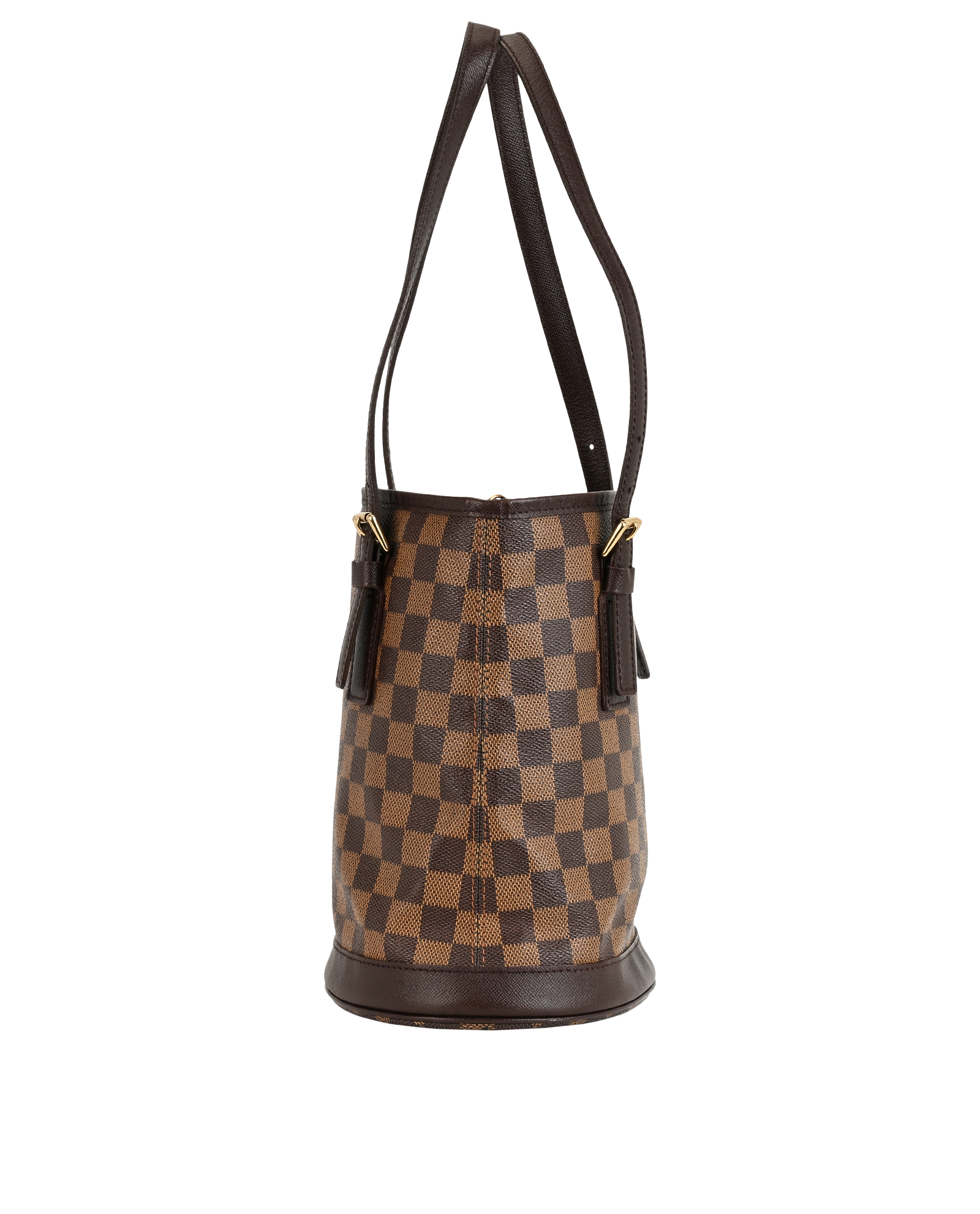 Bucket Tote, &pound;795, Handbags, Brown, Canvas, Bottom view